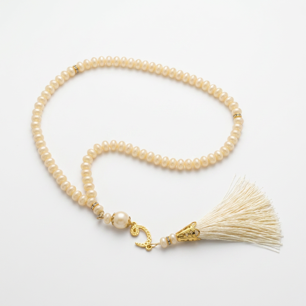 100 Bead Cream Waw Tasbih