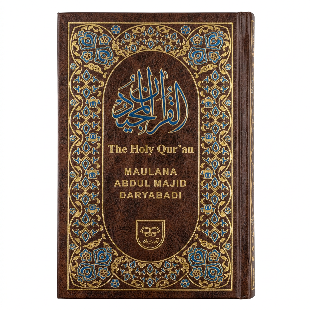 The Holy Quran with English Translation by Maulana Abdul Majid Daryabadi Ref 10 - Brown