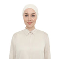 Women's Tieback Hijab Cream Undercap