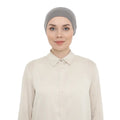 Women's Tieback Hijab Grey Undercap