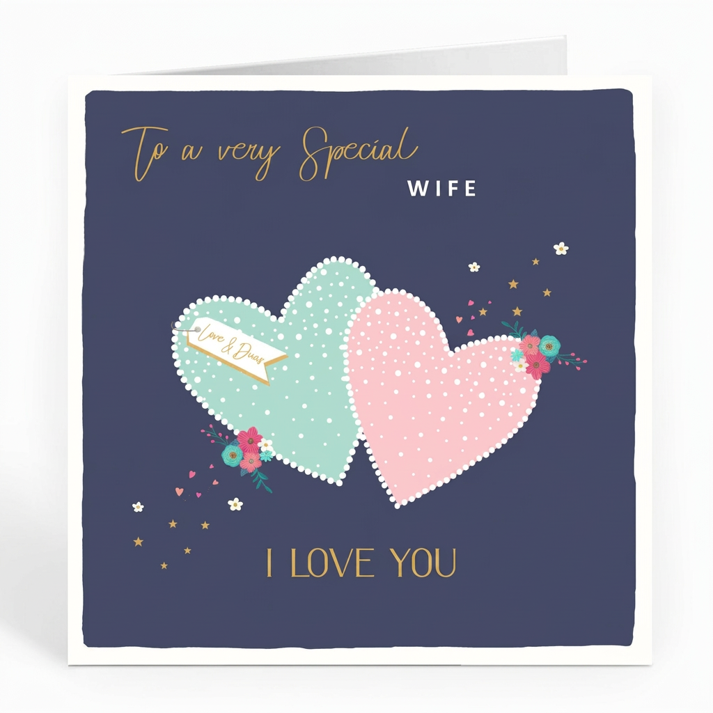 To a very special wife. I Love You Card