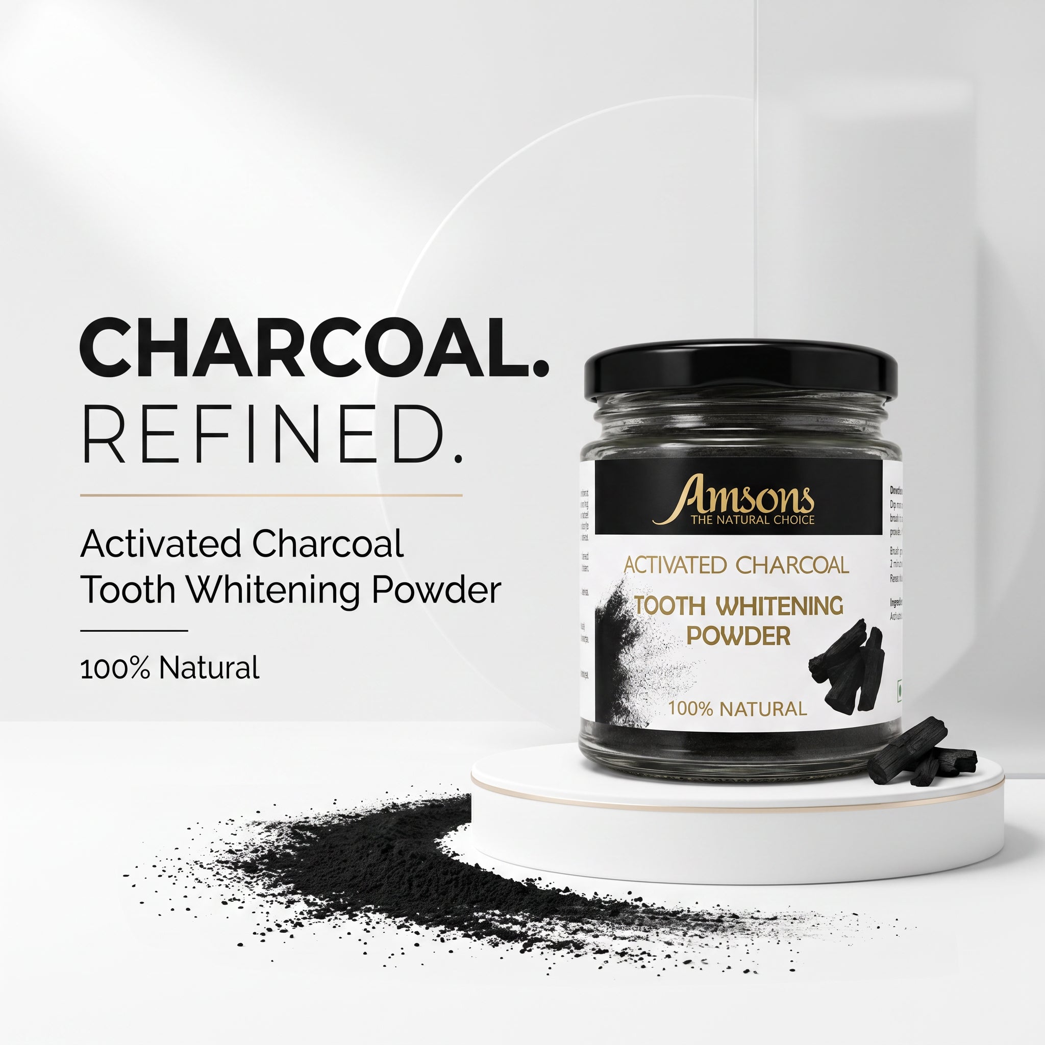Activated Charcoal Teeth Whitening Powder