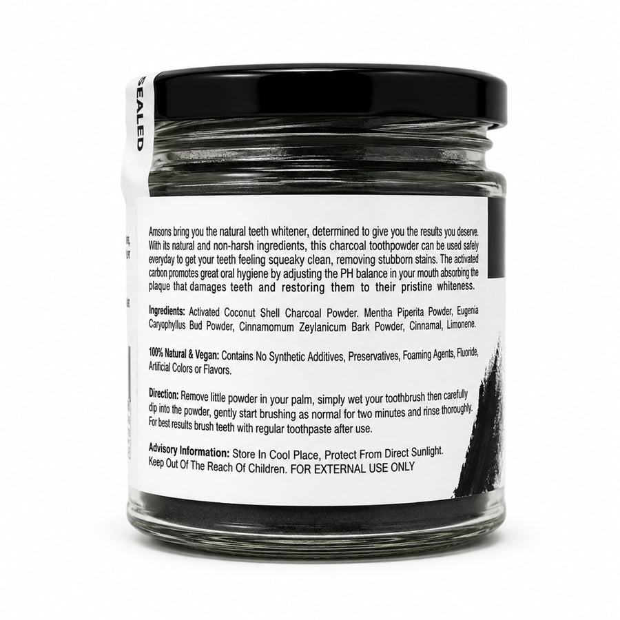 Activated Charcoal Teeth Whitening Powder
