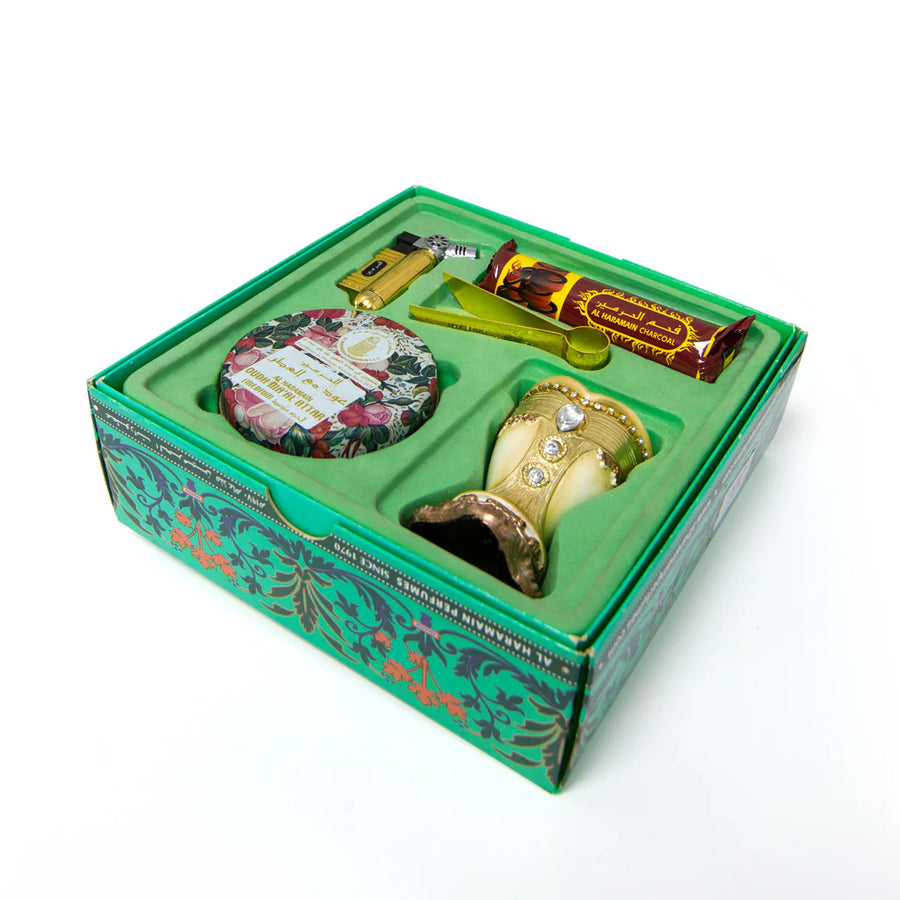 Al Haramain Oudh Ma’al Attar Traveller Set