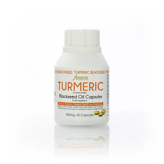 Turmeric Capsules Food Supplement 60 Tablets
