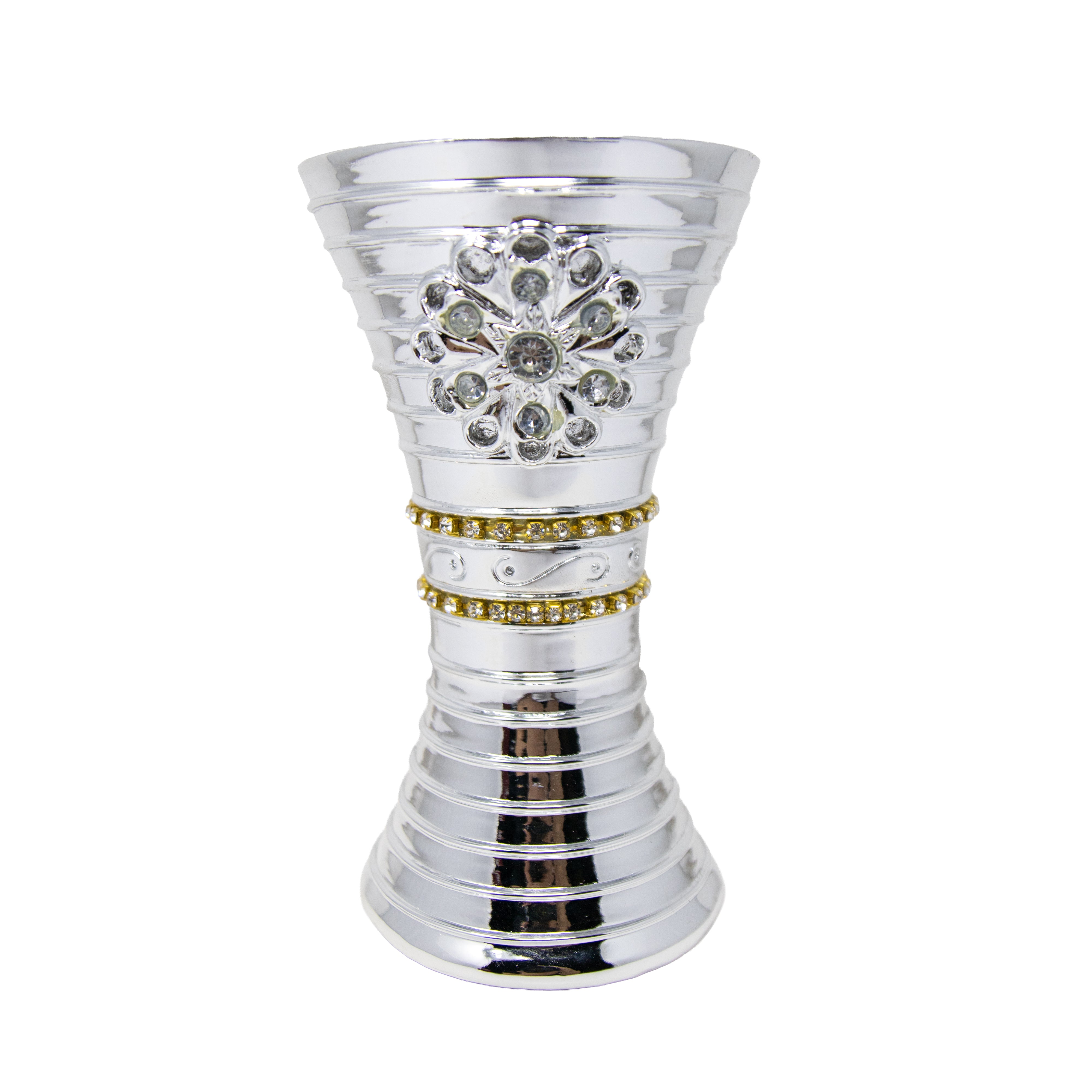 Small Silver Crystal Bakhoor Burner AM00854S