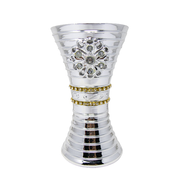 Small Silver Crystal Bakhoor Burner AM00854S