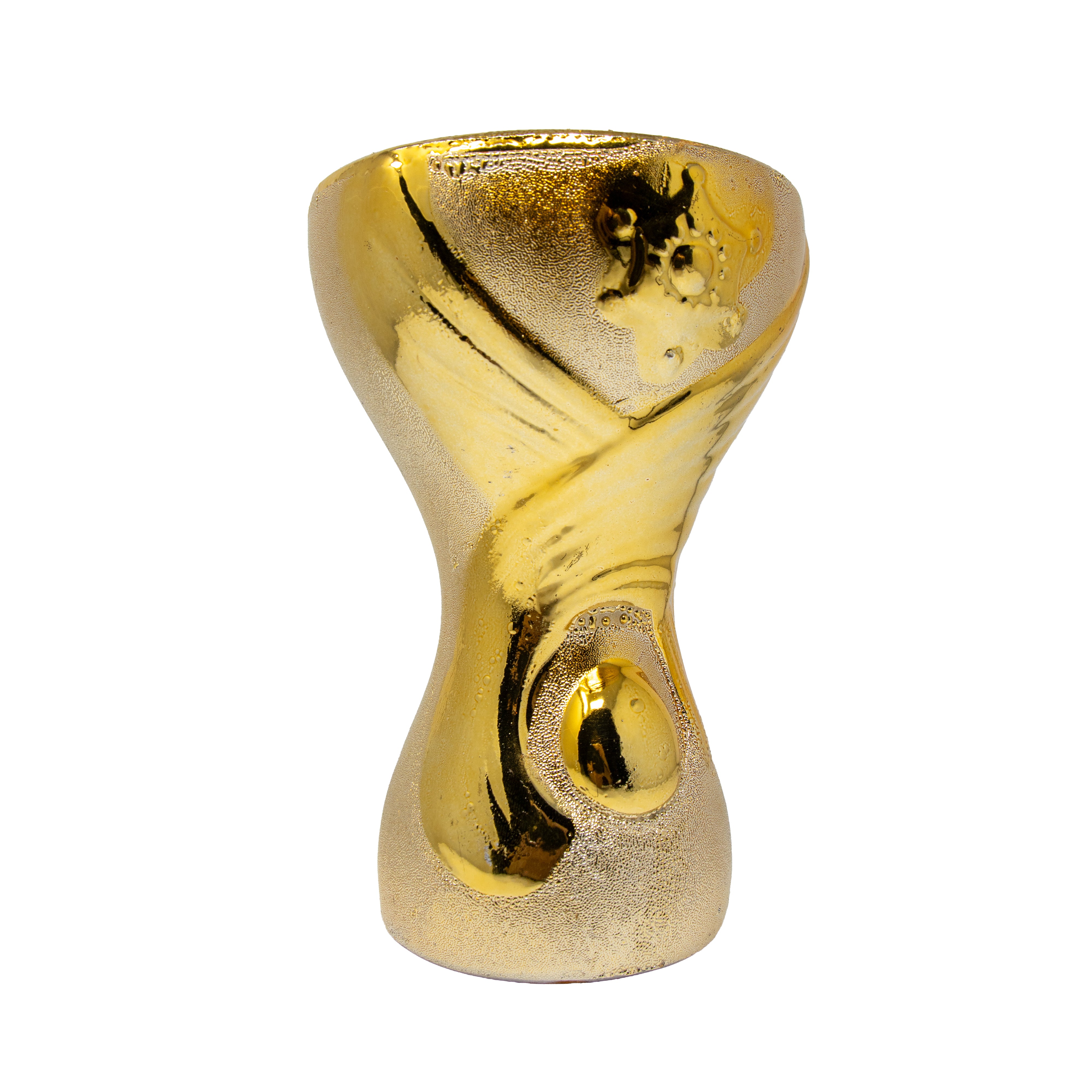 Small Gold Wave Bakhoor Burner 630