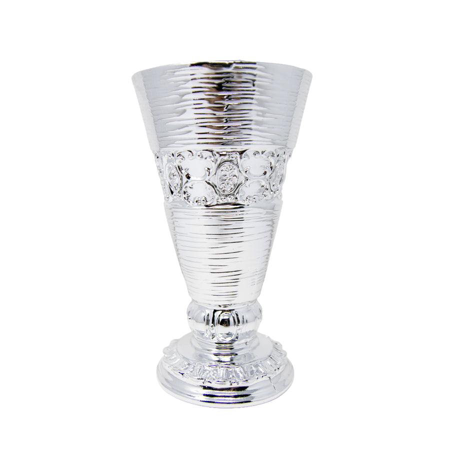 Silver Ribbed Bakhoor Burner AM00848S