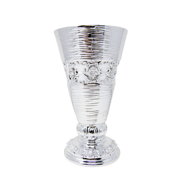 Silver Ribbed Bakhoor Burner AM00848S