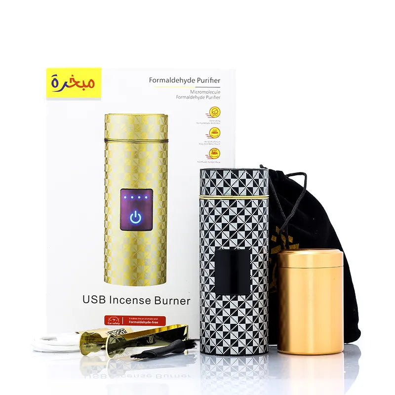 USB Electrical Bakhoor Burner Black