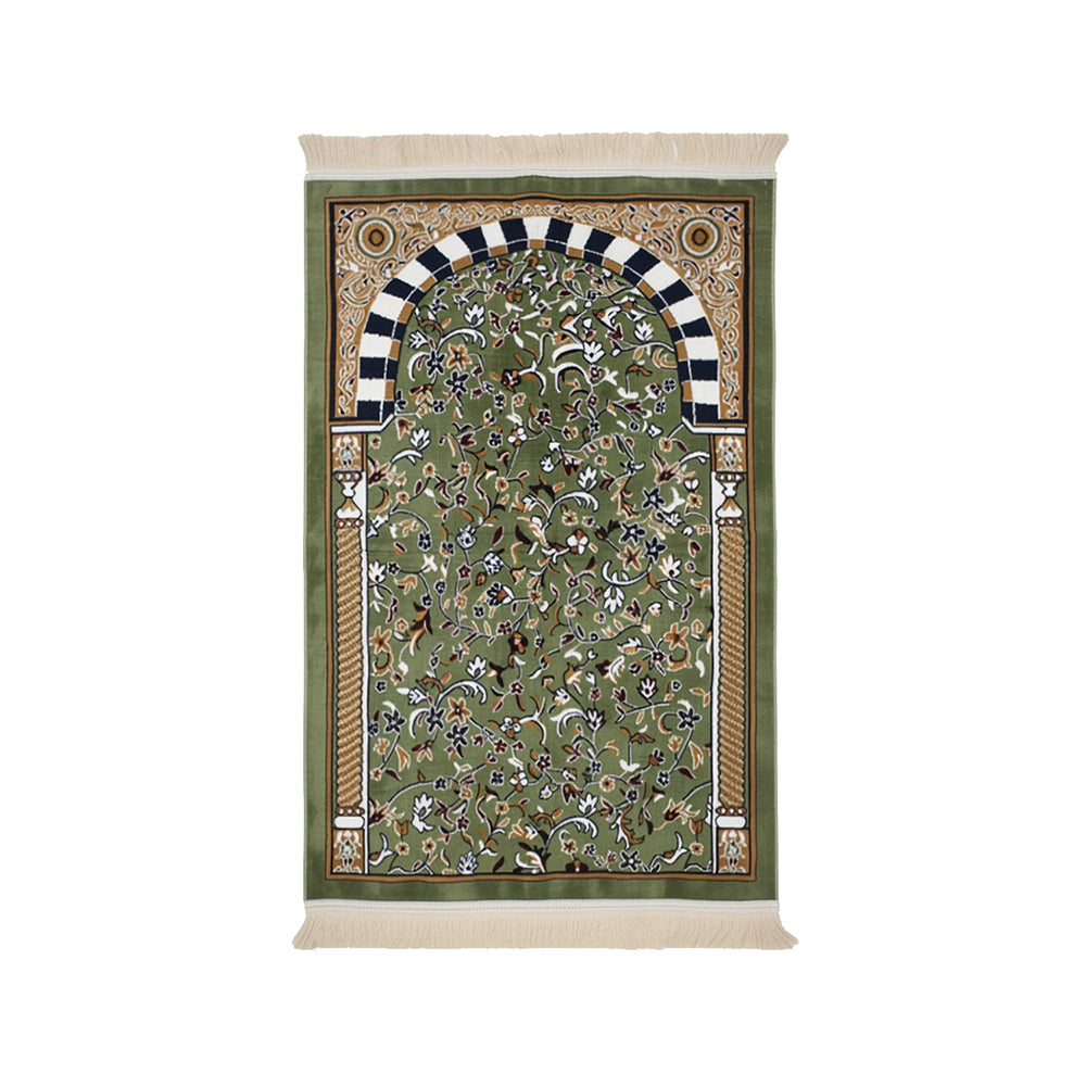 Ultra Soft Yarns Green Prayer Mat