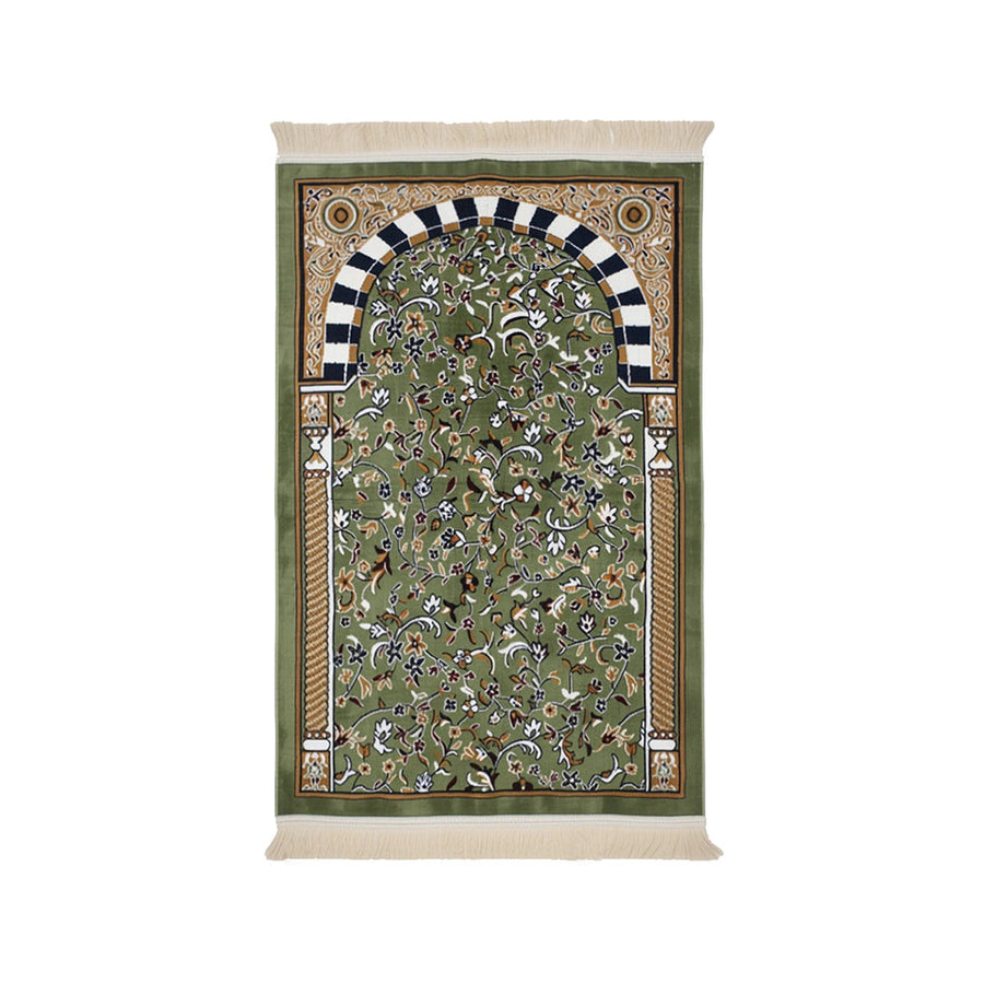 Ultra Soft Yarns Green Prayer Mat
