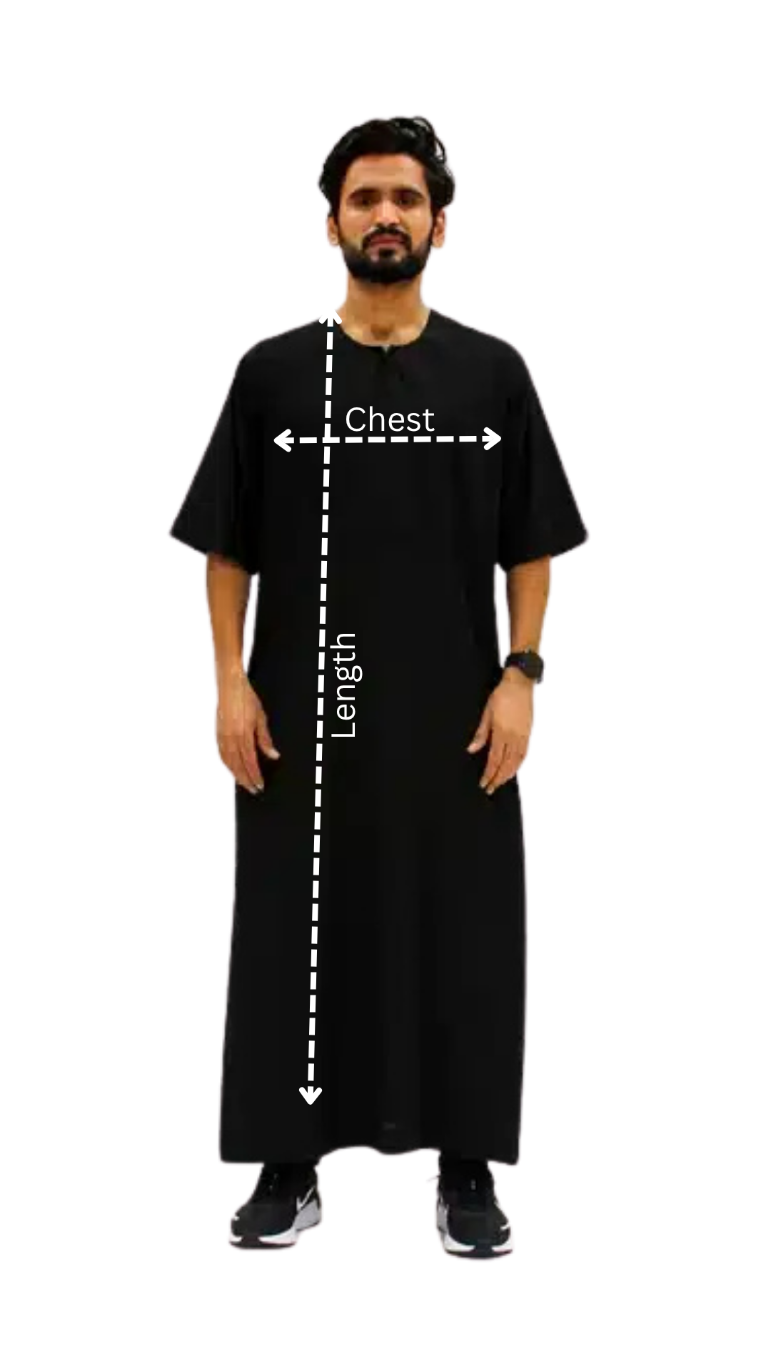 Size chart illustration
