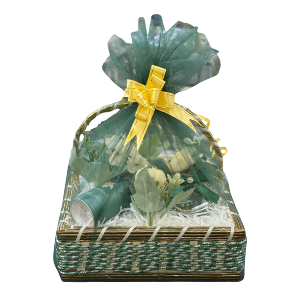 Emerald Luxe Bloom Gift Hamper