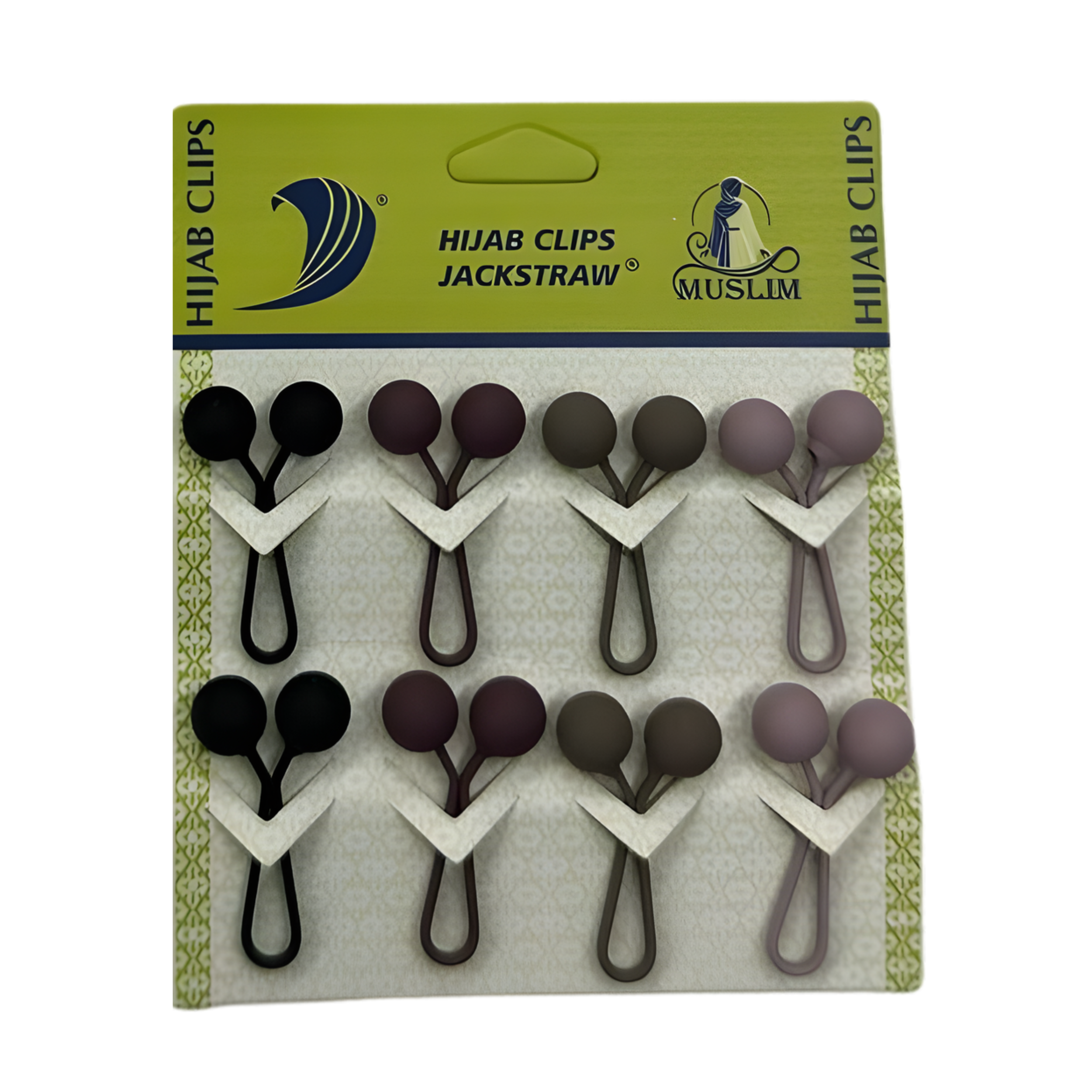 8x Piece Retractable Hijab Pin Set 4