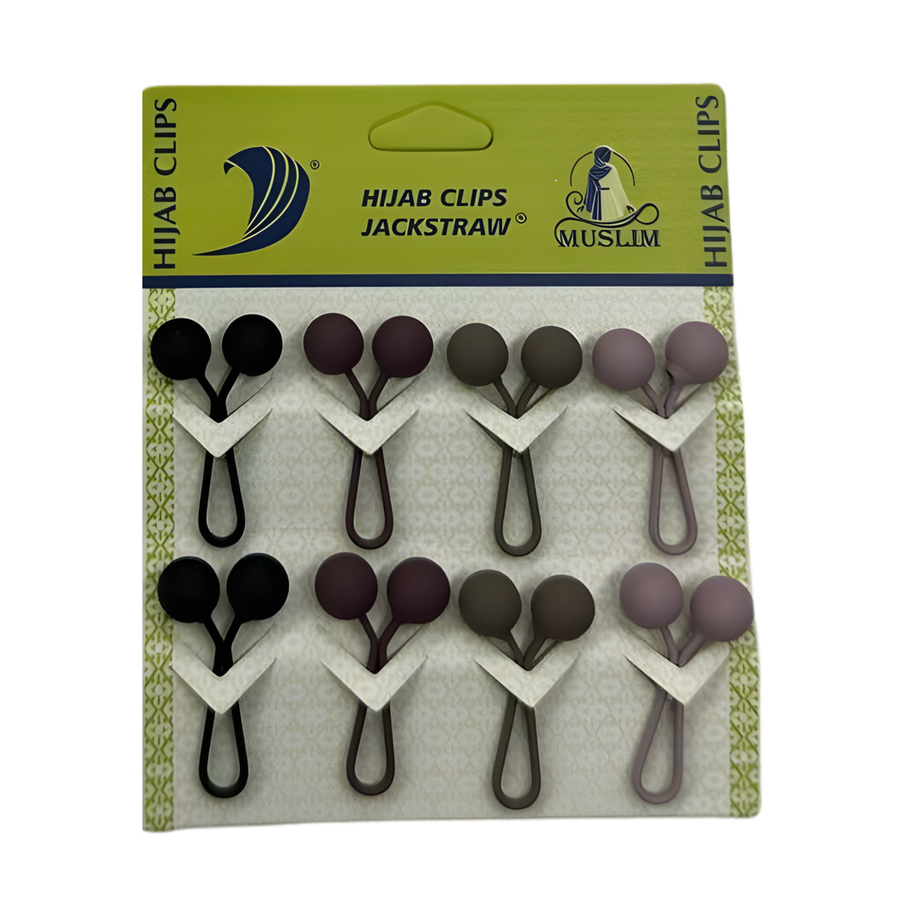 8x Piece Retractable Hijab Pin Set 4