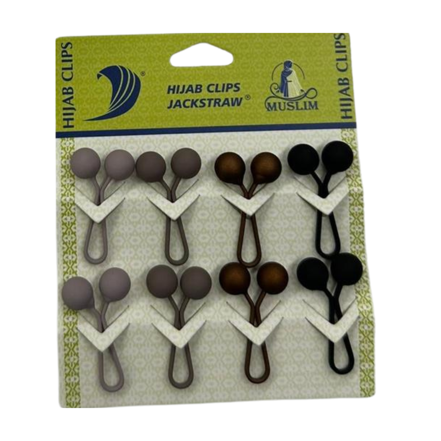 8x Piece Retractable Hijab Pin Set 5