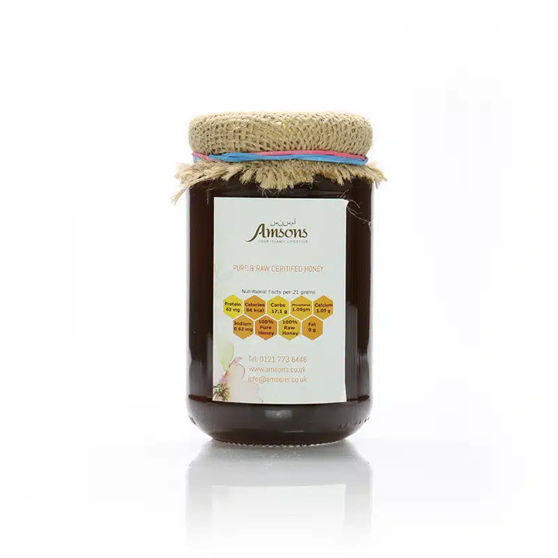 Pure & Certified Raw Honey 500g