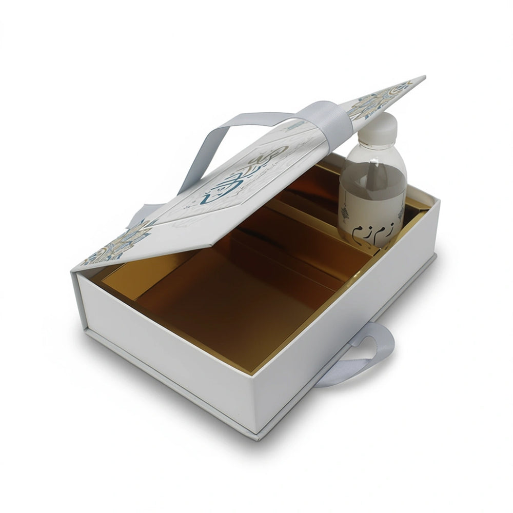 Amsons Occasion Gift Box White & Blue