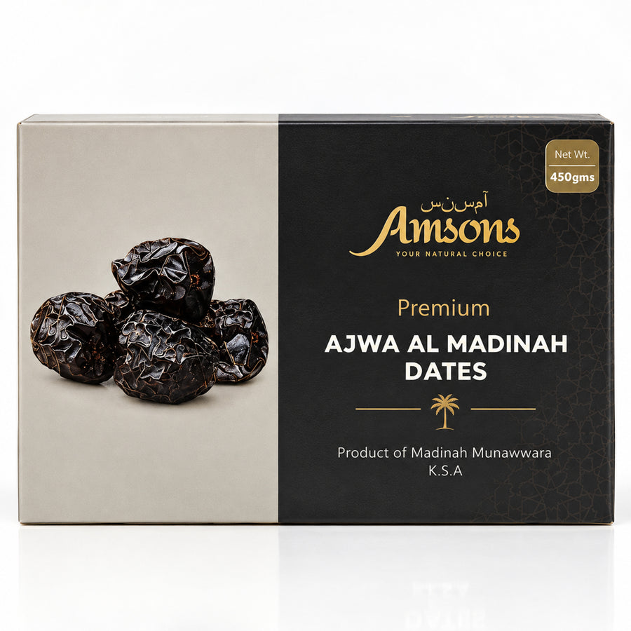 Premium Amsons Ajwa Al Madinah Dates 450g