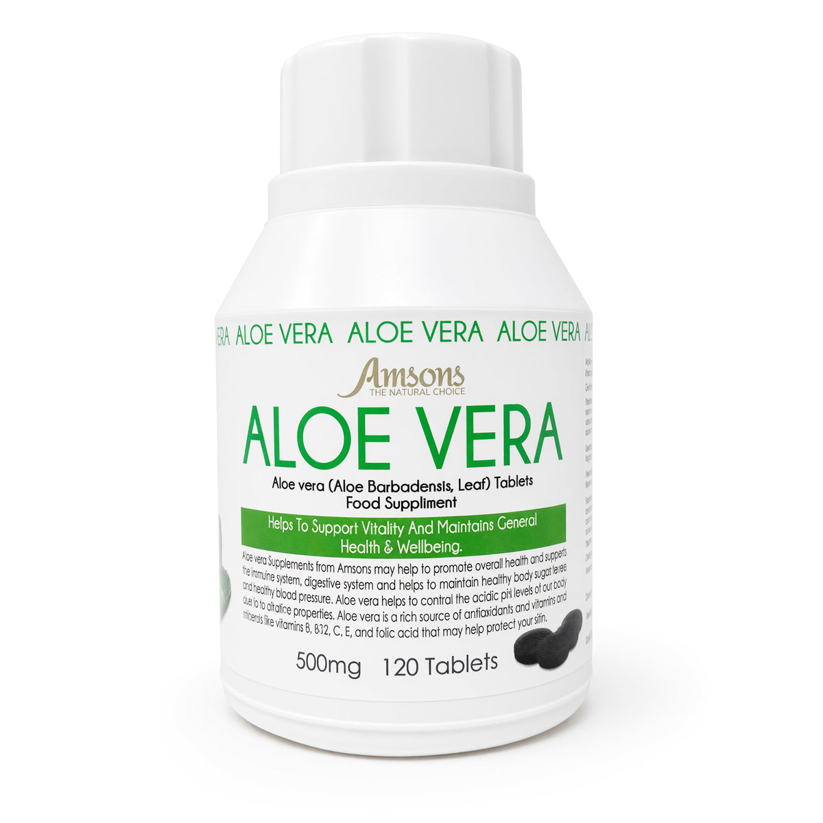 Aloe Vera Capsules 500mg - 120 Tablets
