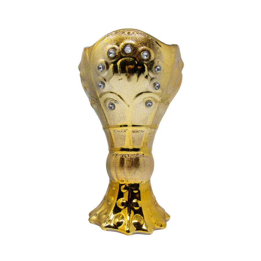 Gold Leaf Crystal Bakhoor Burner 636