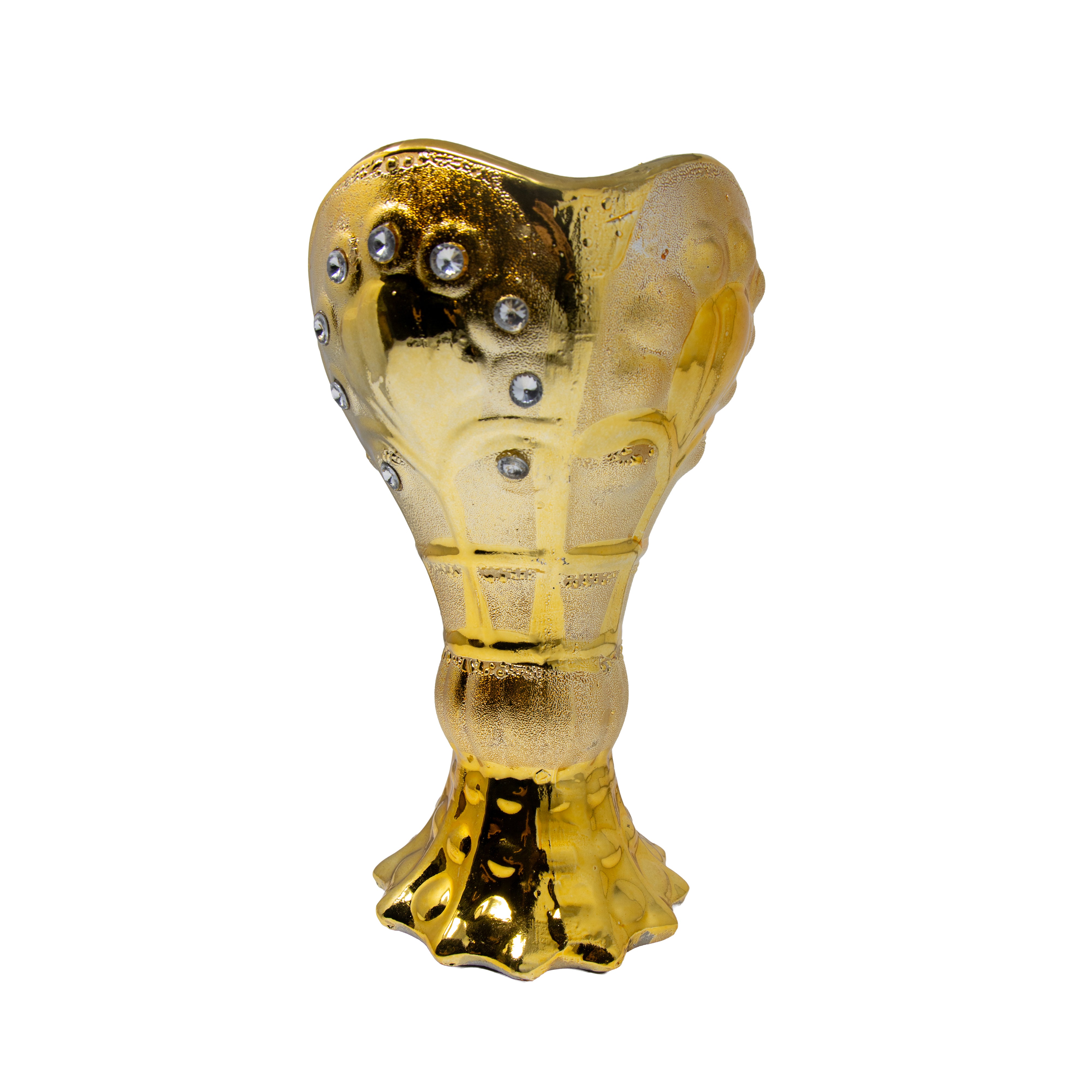 Gold Leaf Crystal Bakhoor Burner 636