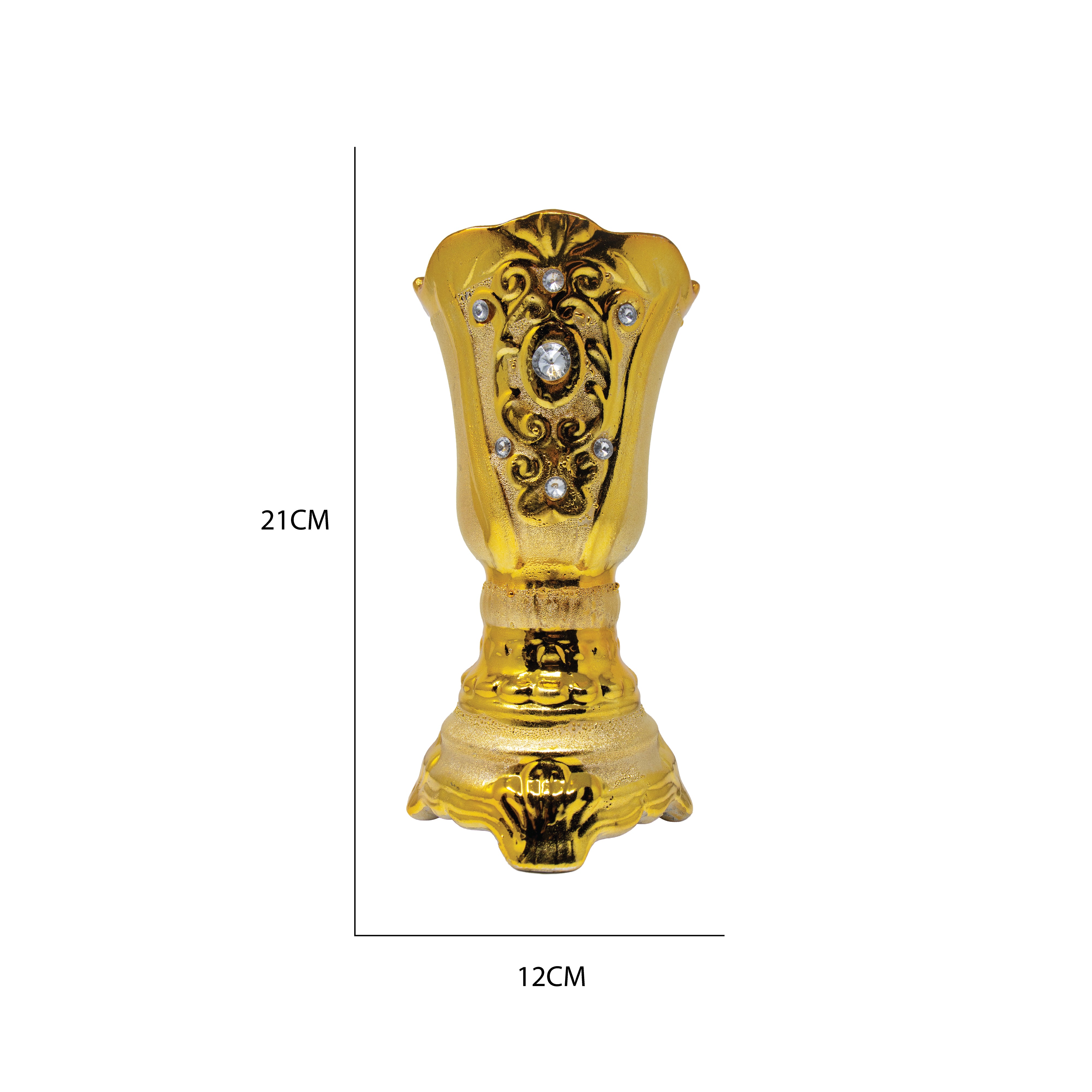 Gold & Pearl Bakhoor Burner 637