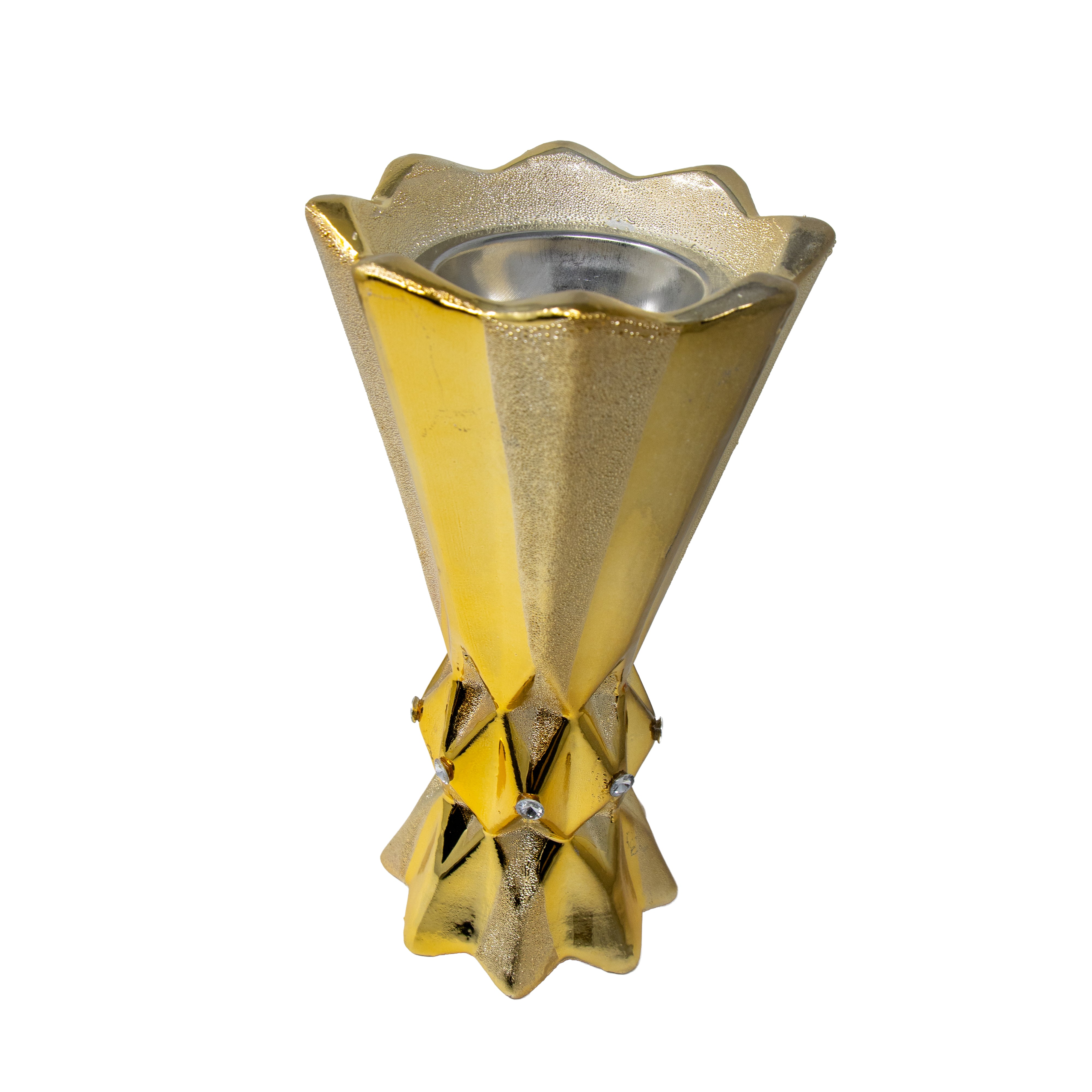 Complex Diamond Gold Bakhoor Burner 638