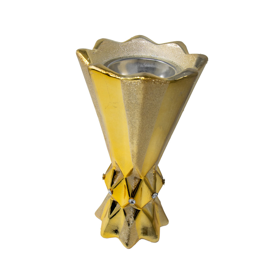 Complex Diamond Gold Bakhoor Burner 638