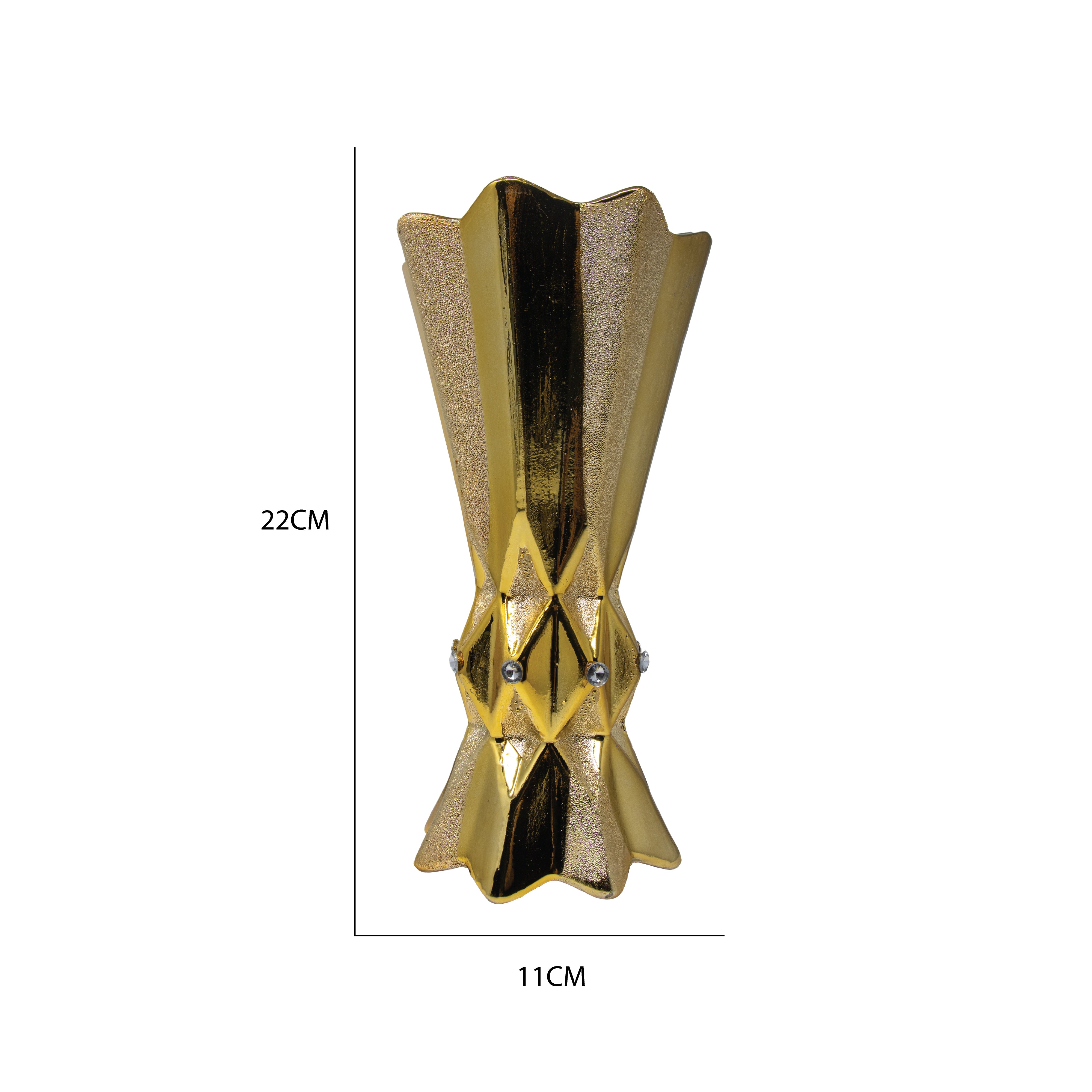Complex Diamond Gold Bakhoor Burner 638