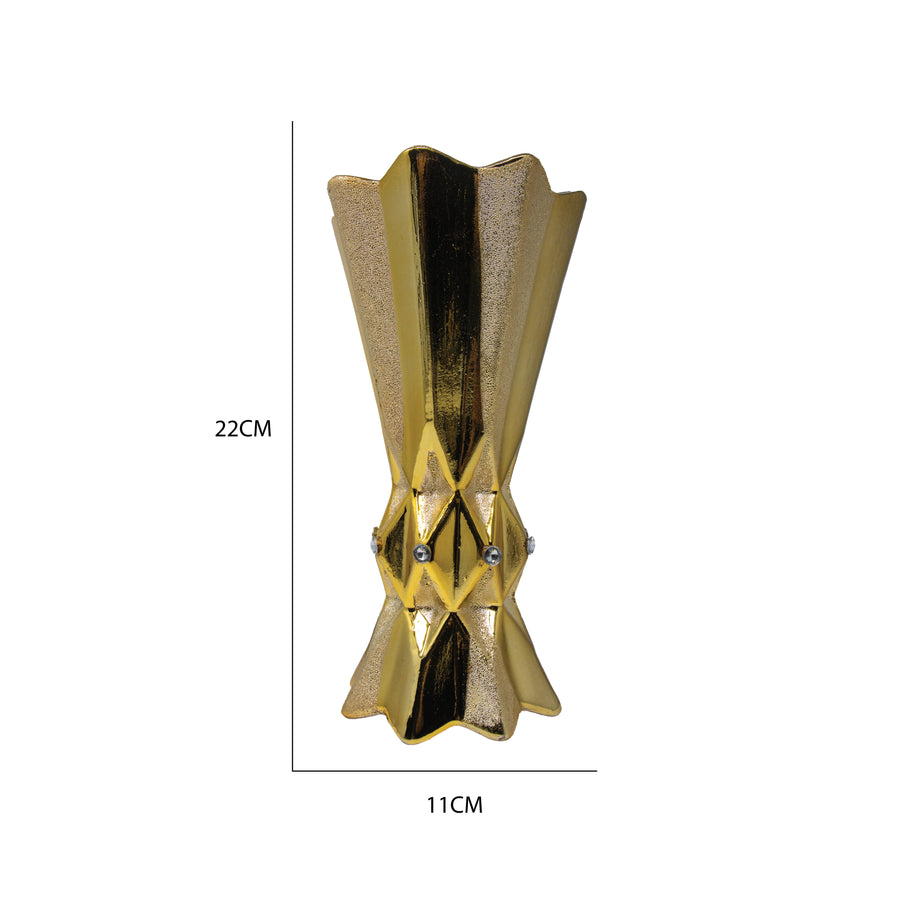 Complex Diamond Gold Bakhoor Burner 638