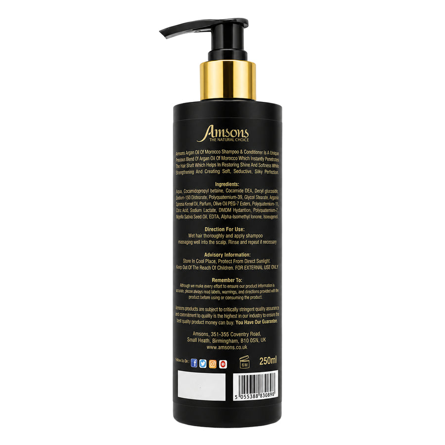 Argan Oil Of Morocco Shampoo & Conditioner 250ml