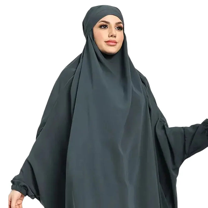 One Piece Teal Jilbab image 0