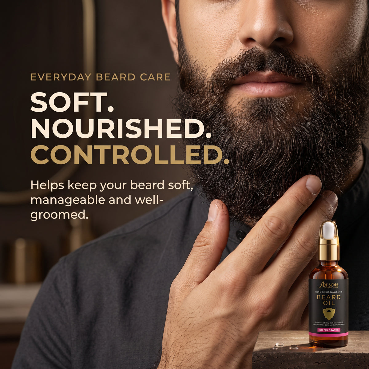 Men Beard Oil No Fragrance