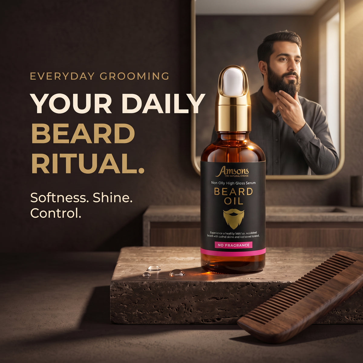 Men Beard Oil No Fragrance