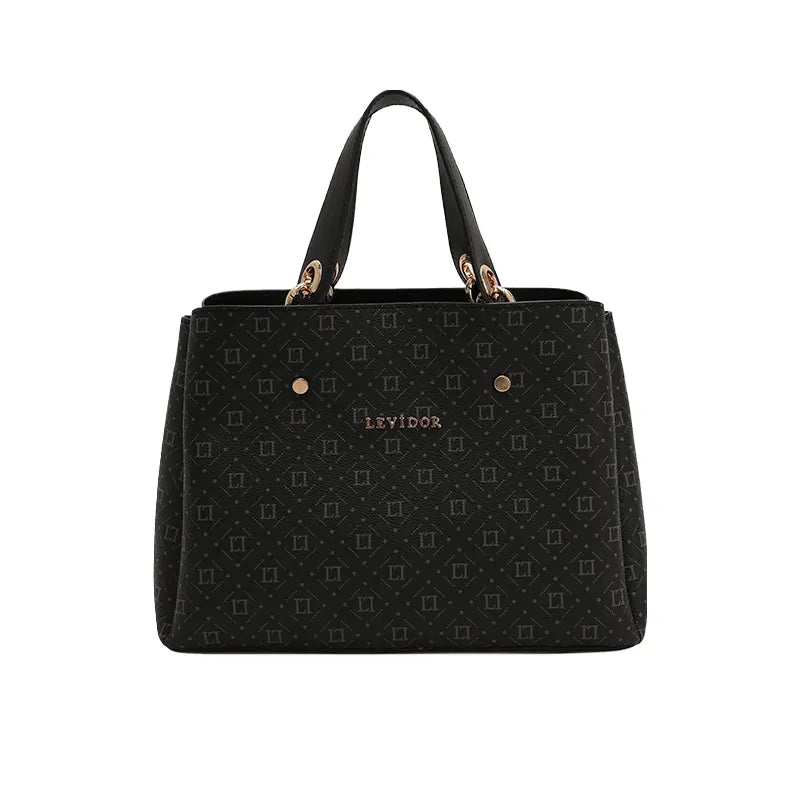 Women's Black Shoulder Designer Hand Bag Ref 93007