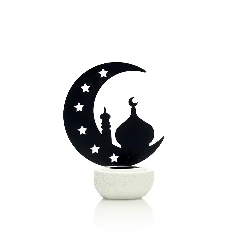 Black Crescent Masjid Bakhoor Burner