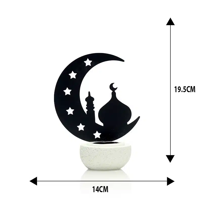 Black Crescent Masjid Bakhoor Burner