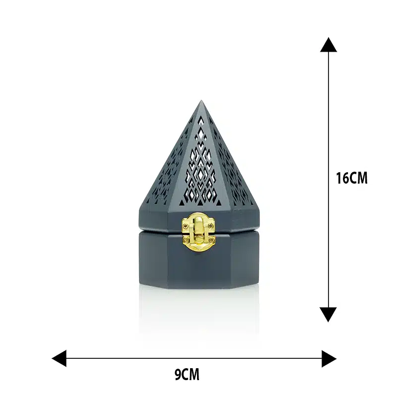 Small Black Bakhoor Burner AM50004