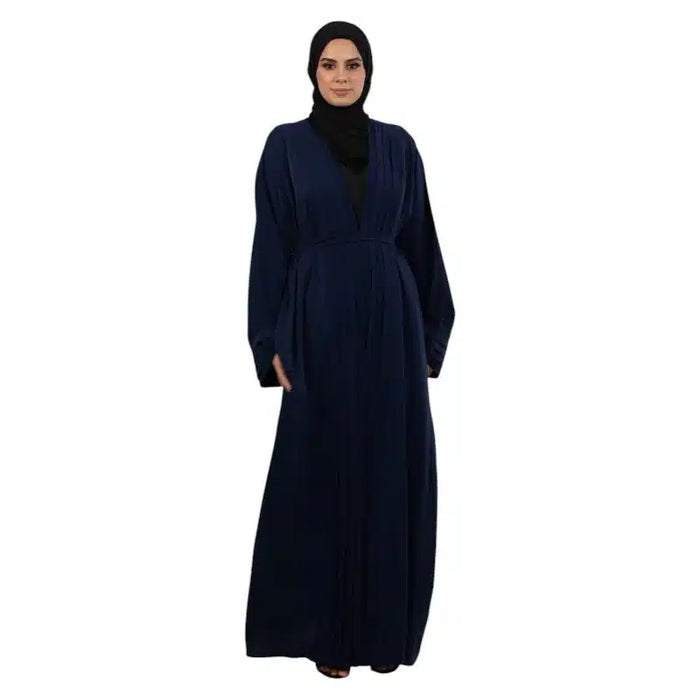 Navy Pleated Kimono ASL-633-31