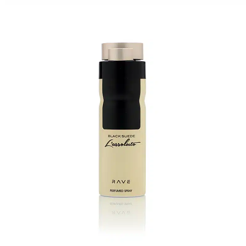 Rave Black Suede Deodorant