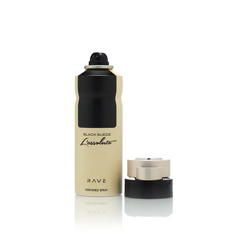 Rave Black Suede Deodorant
