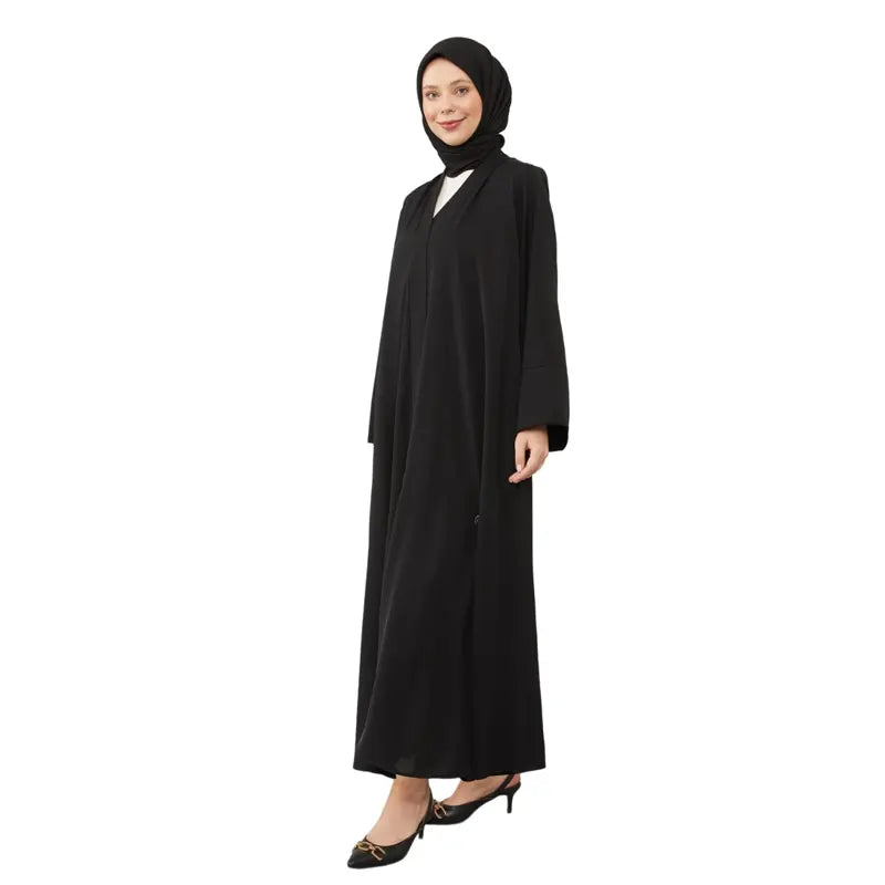 Aiyla Belted Black Abaya