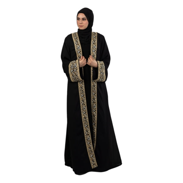 Black Celine Embroidered ASAK-914