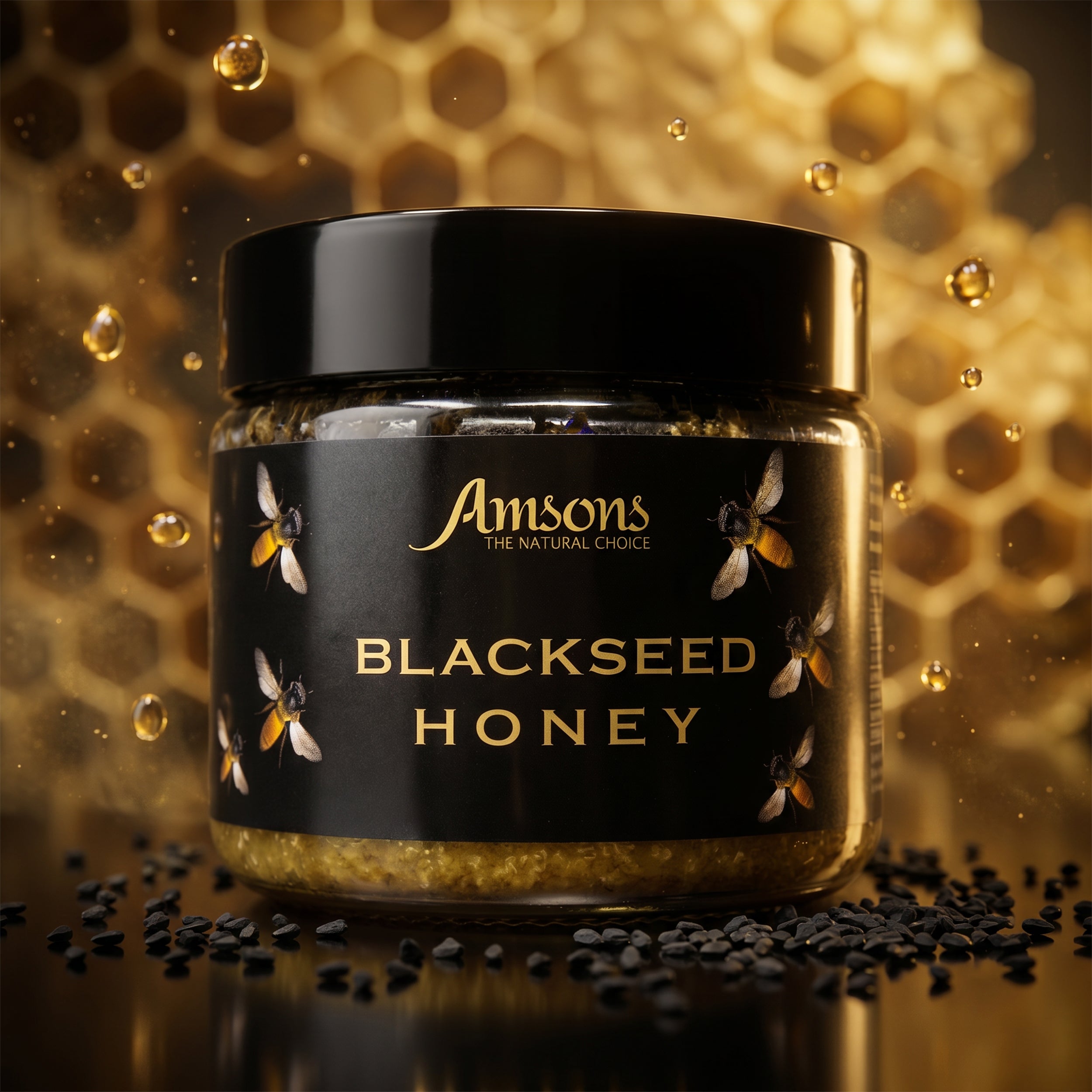 Amsons Black Seed Honey 300g