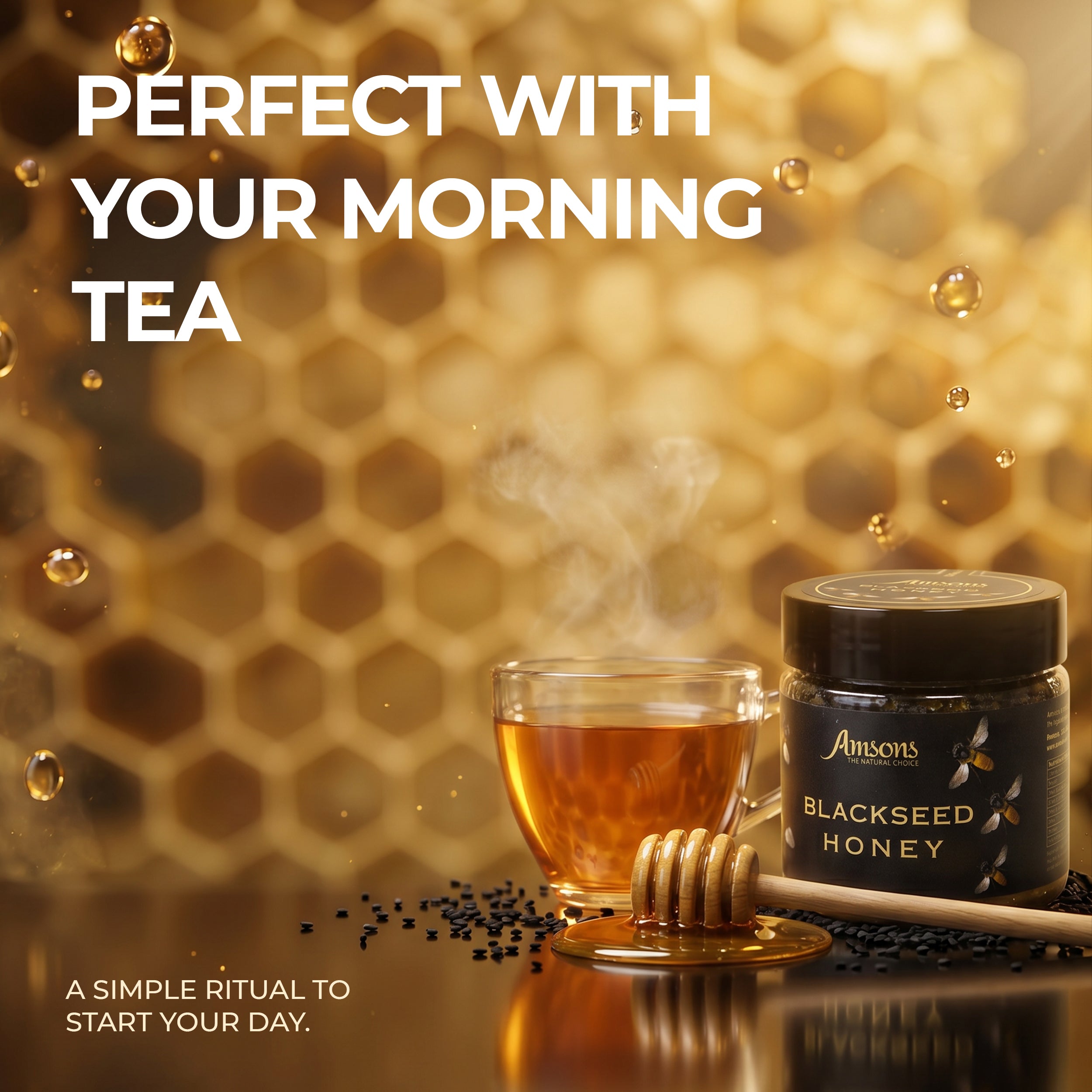 Amsons Black Seed Honey 300g