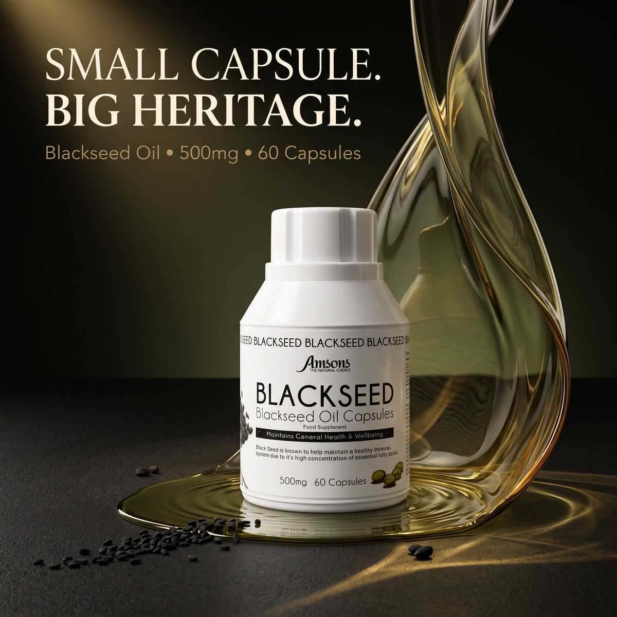 Blackseed Oil Capsules 60 Tablets 500mg