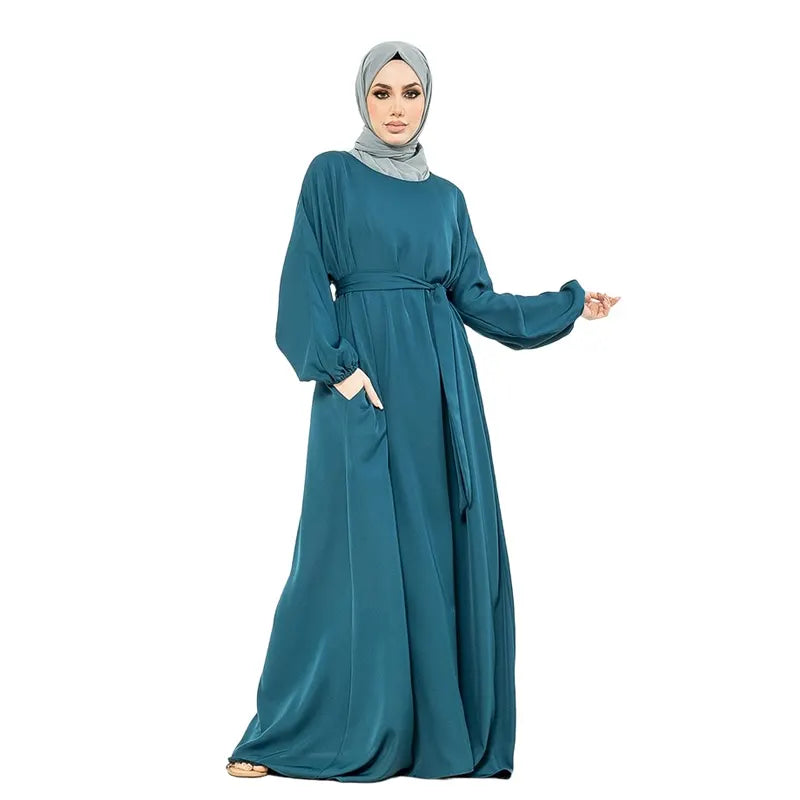 Basic Teal Abaya